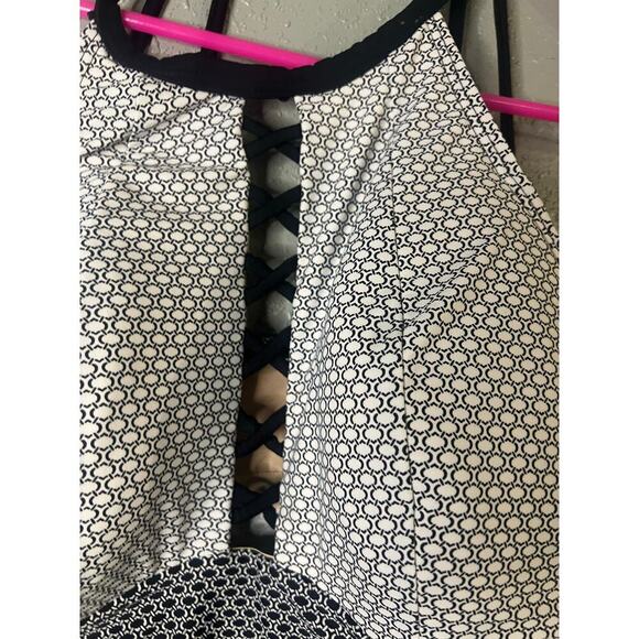 NWOT Cacique swim women’s plus size Tankini swim top black grey & white size 18 - Picture 2 of 10